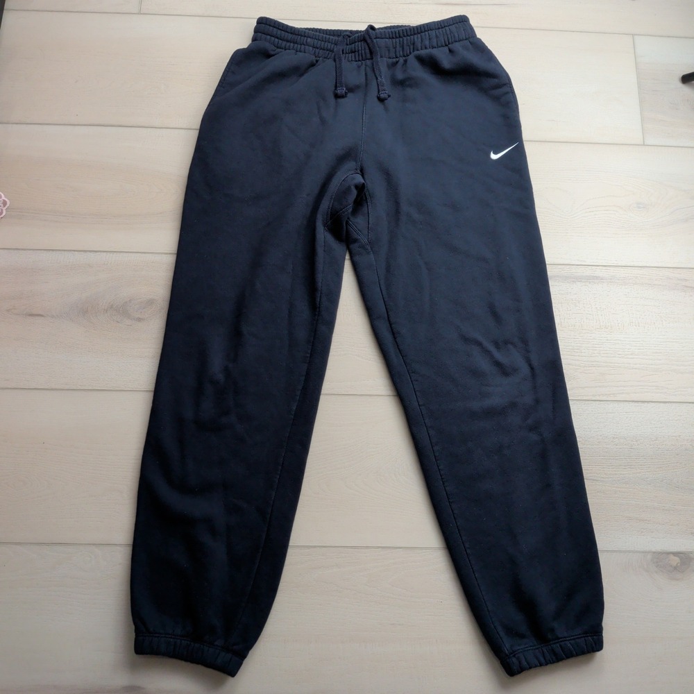 Nike Club Fleece Cuffed Joggers Mens M Sweatpants Navy Blue 717293-475